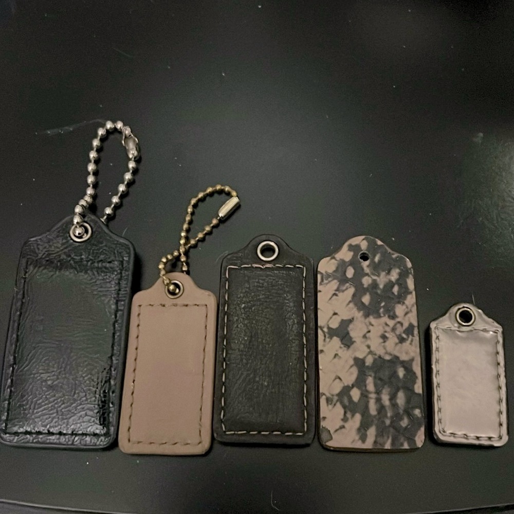 Coach Key Chains & Purse Embellishments, Qty 5 - Picture 2 of 2